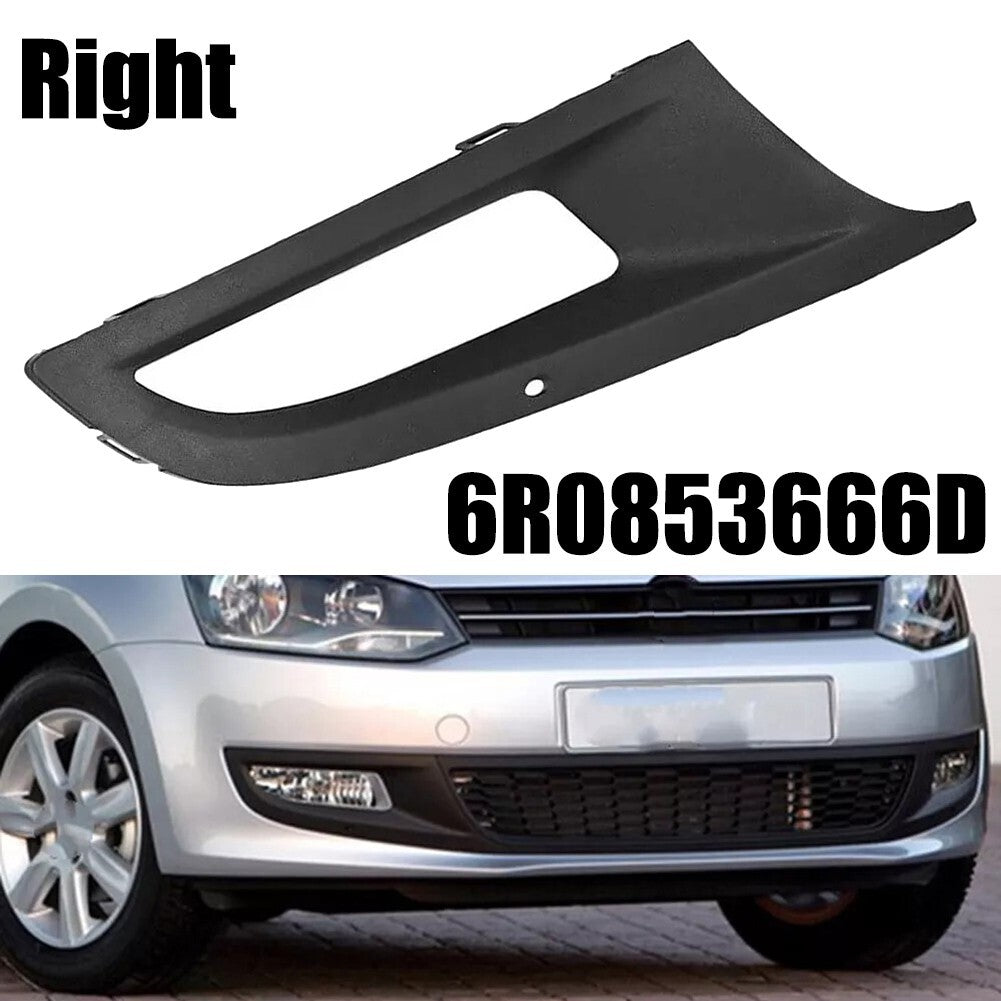 Car Front Right Bumper Fog Light Grille Cover For 6R 2009-2013 6R0853666D Part v