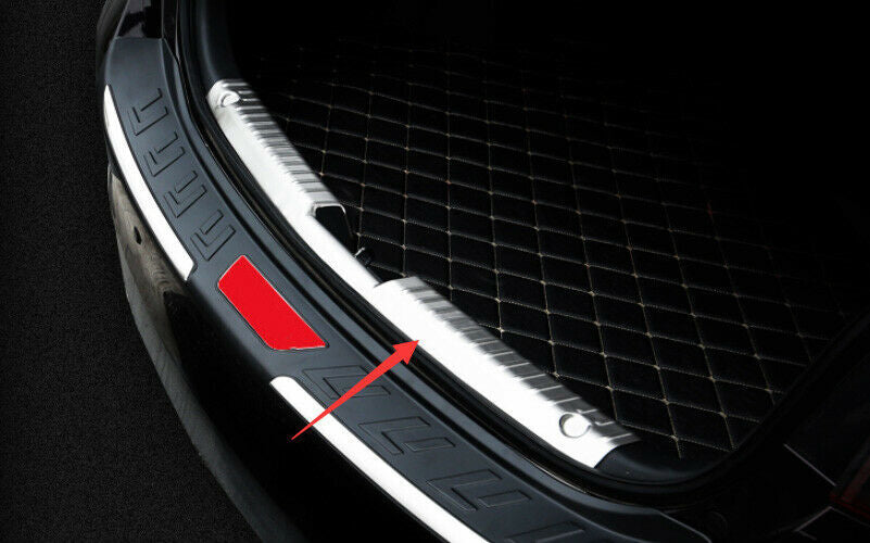 for Mazda 6 Atenza 2020-2021 Silver Rear Bumper Protector Sill Trunk Tread Plate