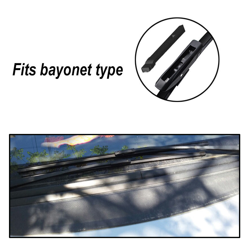 for CITROEN C4 GRAND PICASSO 08-13 WINDSHIELD WIPER BLADES SET FRONT Q