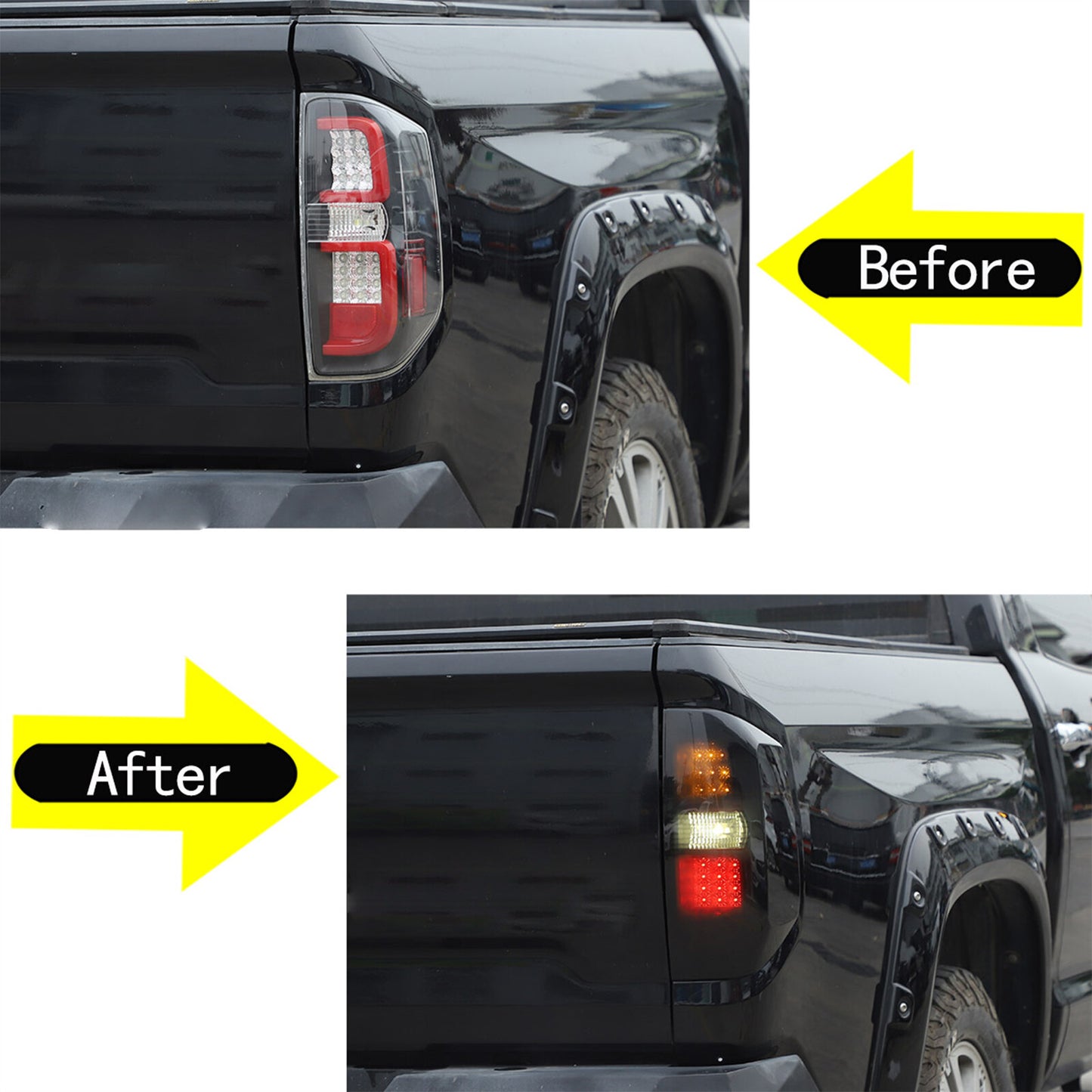 Smoked taillight/brake light cover trim for Tenderra 2007 - 2021 n