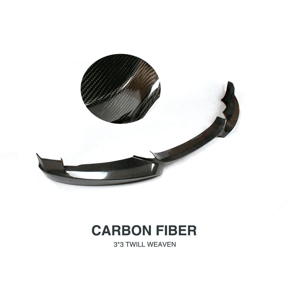 Carbon Fiber Front Lip Spoiler for BMW E82 E88 135i 120i 130i MTech Bumper 08-13