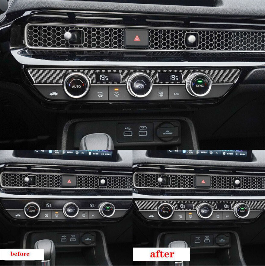 Matte Carbon Fiber Sport Mode Button Cover Trim for Corvette C8 2020-2023- v