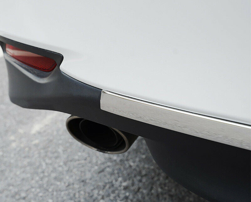 for Toyota for Camry 2018-2023 Chrome Steel Rear Bumper Strip Protector Cover Decor