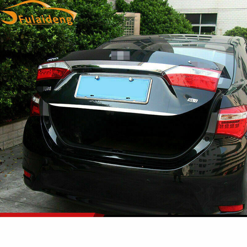 for Toyota for Corolla 2014-2018 CHROME TRUNK TAILGATE REAR DOOR LID STRIP TRIM New