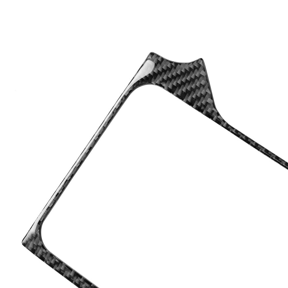 Red Vehicle Carbon Fiber Navigation Panel Cover Trim for Cadillac CTS 2003-2007 v