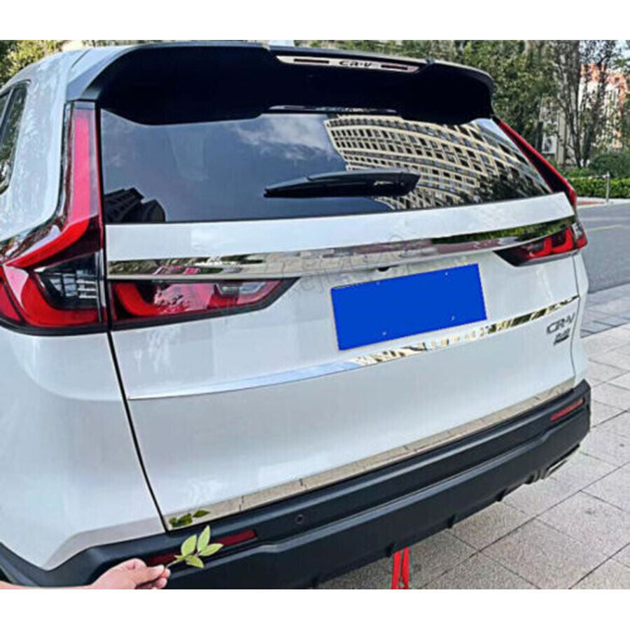 for Honda CR-V 2023-2024 stainless Rear Door Trunk Lid Tailgate Strip Cover Trim