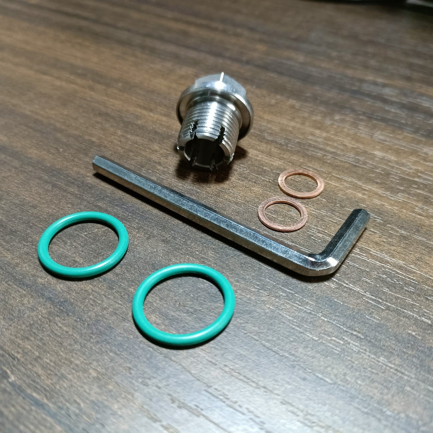M18.1X1.5 Oil Drain Plug Self Tapping Oil Pan Thread Repair Kit with O-Ring Q