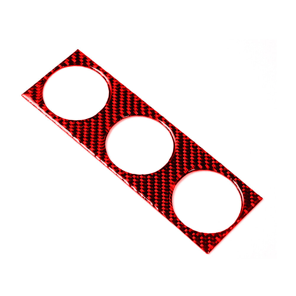 Red Carbon Fiber Automatic Transmission Accent Panel Trim For FJ Cruiser v