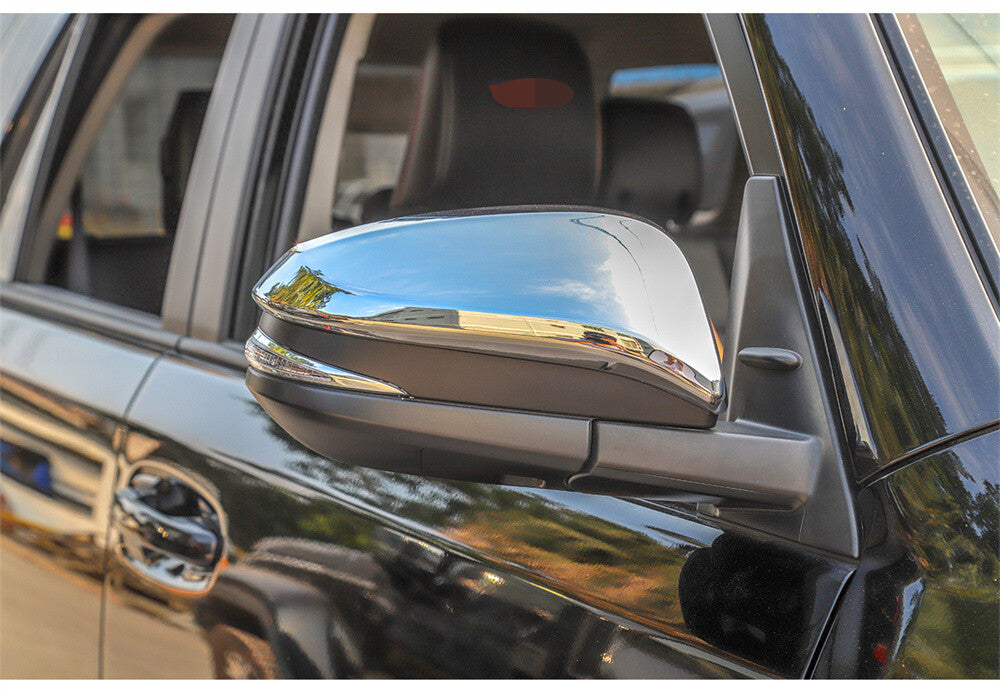 10¡ÁChrome ABS Side Rearview Mirror Door Handle Cover For Toyot@ 4Runner 2017+