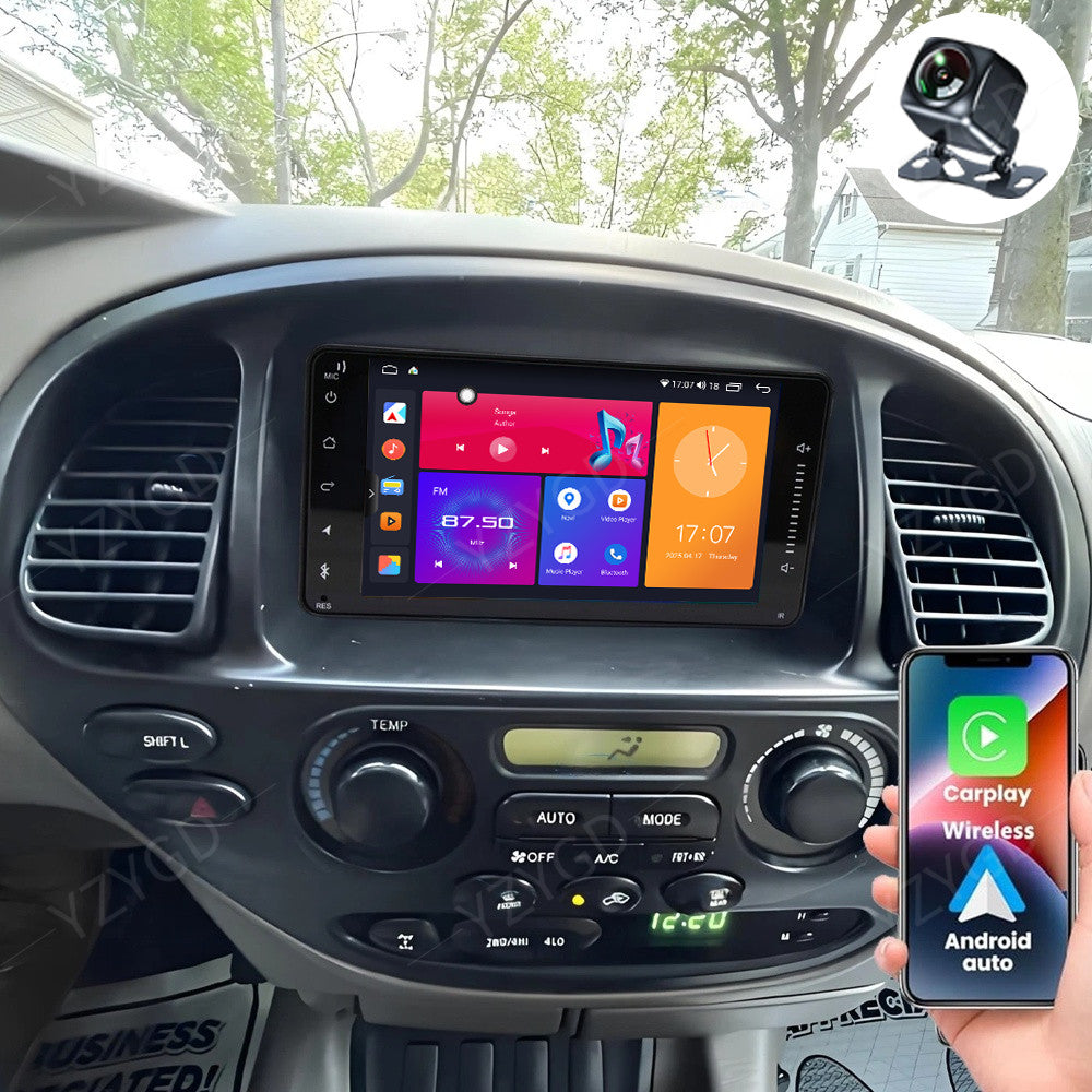for Toyota Sequoia 2003-2007 Android Auto Carplay Car Radio GPS Stereo Screen FM