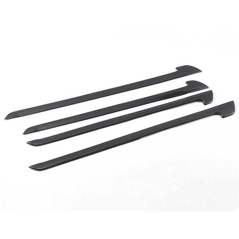 for Honda CR-V CRV 2017-2021 Carbon Fiber ABS Inner Door Panel Strip Trim 4PCS