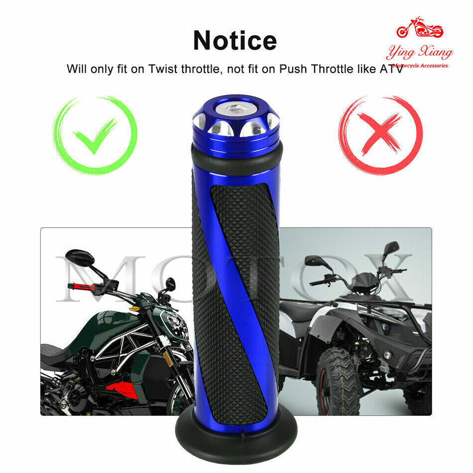 7/8 Handle Bar Hand Grips Fit For MSX125/GROM CBF1000 CBR 600 929 900 954 RR