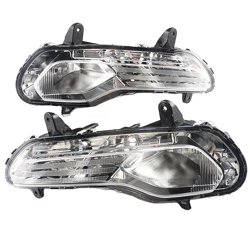 Pair for Ford Escape Kuga 2013-2016 front DRL Driving Lights Fog Lights Halogen
