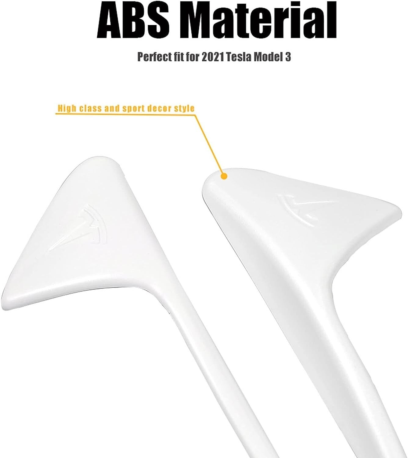 Camera trim cover for Model S 3 XY ABS plastic side fenders - n
