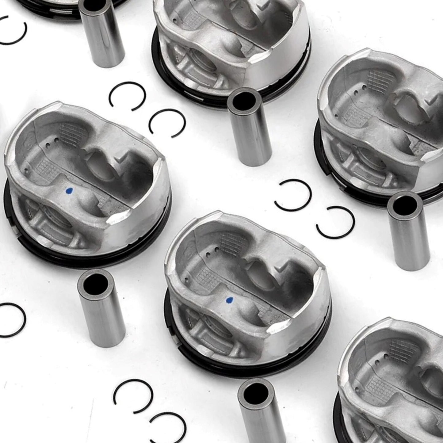 8-Piece Piston Ring Set for M273 GL550 E500 S550 W212 W221 5.5 V8