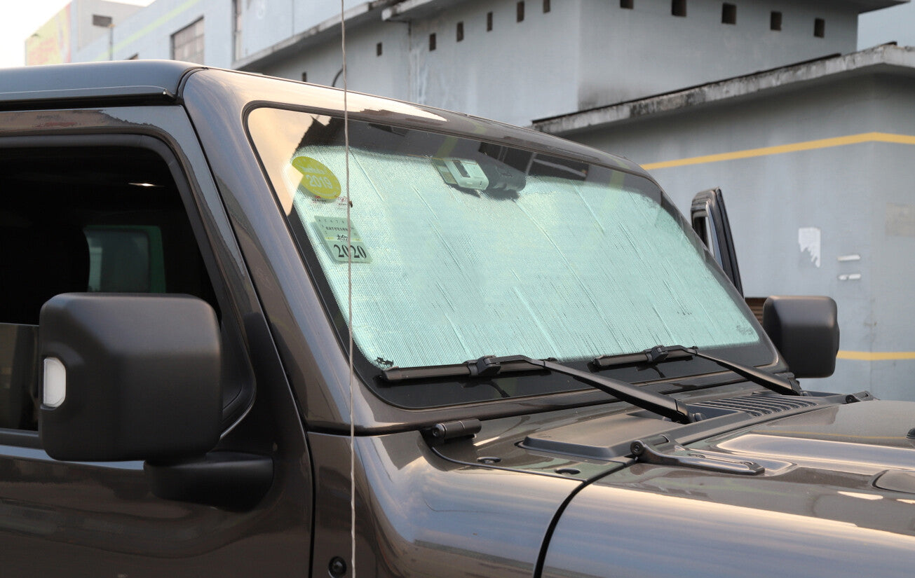 Windshield Sunshade Insulation Kit for 2018-2023 for Jeep for Wrangler JL JT 4XE 2/4Door