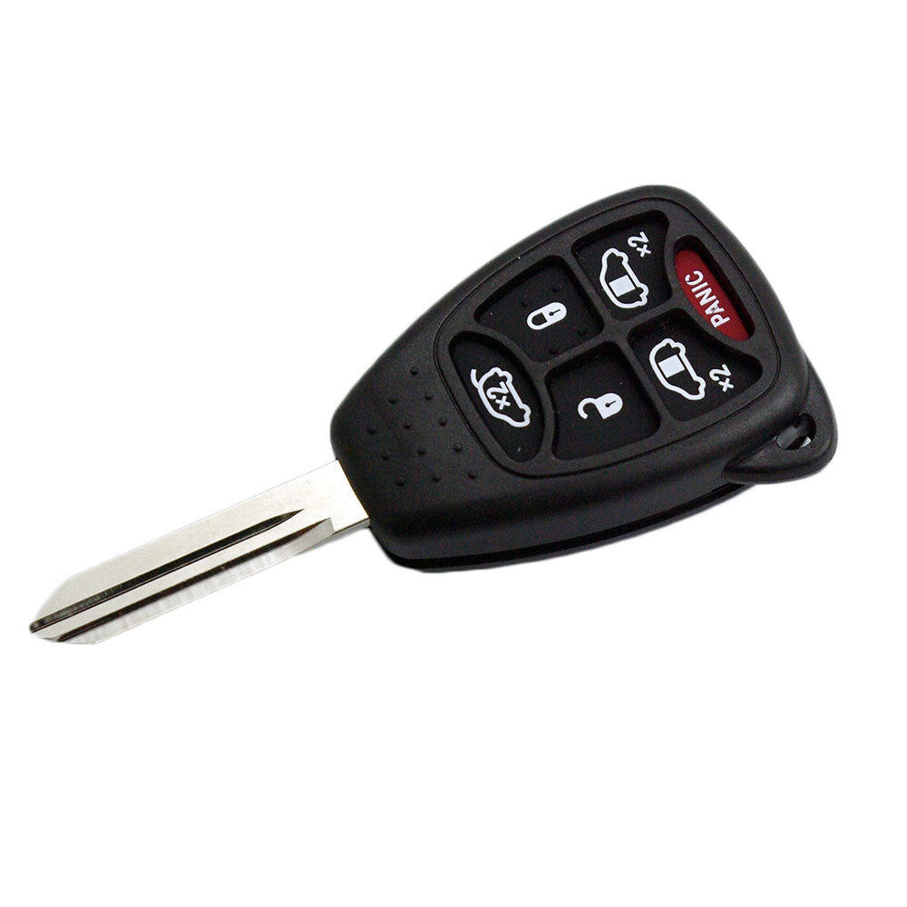 6 BTN Blank Blade Replace Remote Key Shell Case Fob for Chrysler for Dodge for Jeep Q