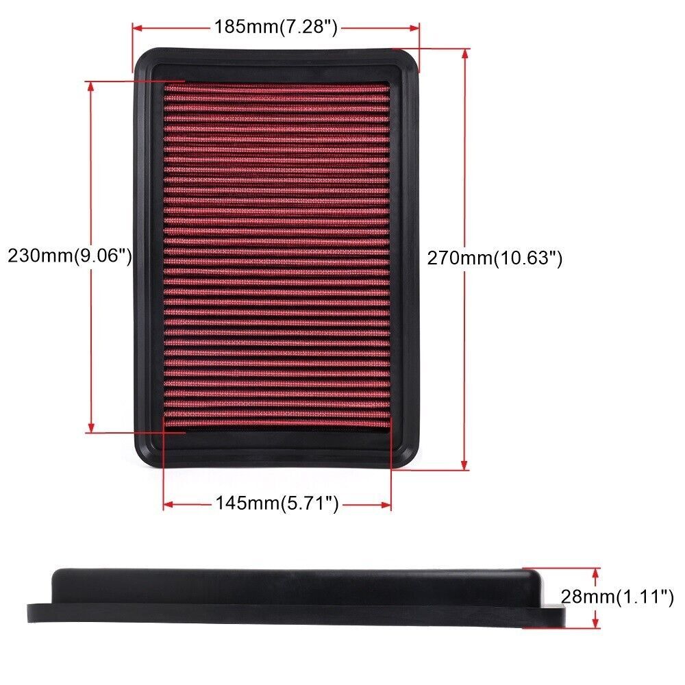 33-2480 Replacement Air Filter for 2010-2019 for Mazda L4 2.0/2.3/2.5L Q