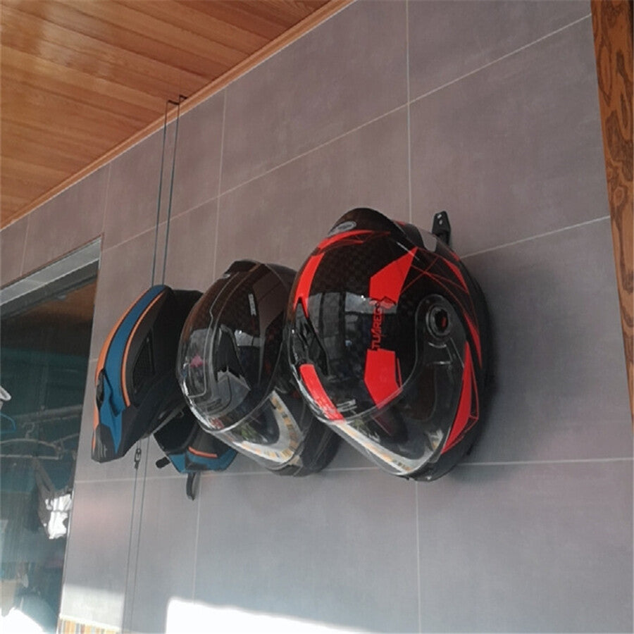 Motorcycle Helmet Holder Display Rack Wall Mounted Hook For Coats Hat Accessory Q