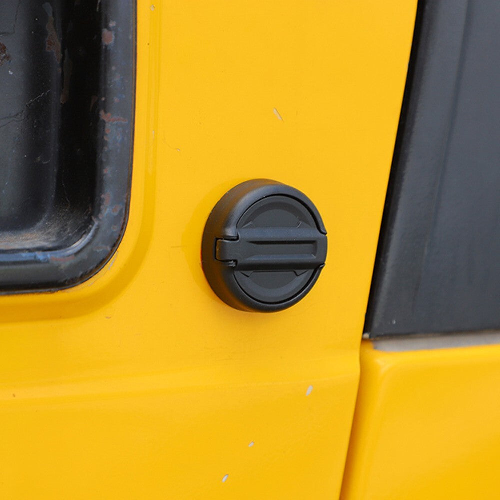 Door Keyhole Key Jack Socket Decora for Jeep for Wrangler TJ JK JL JT ABS Black