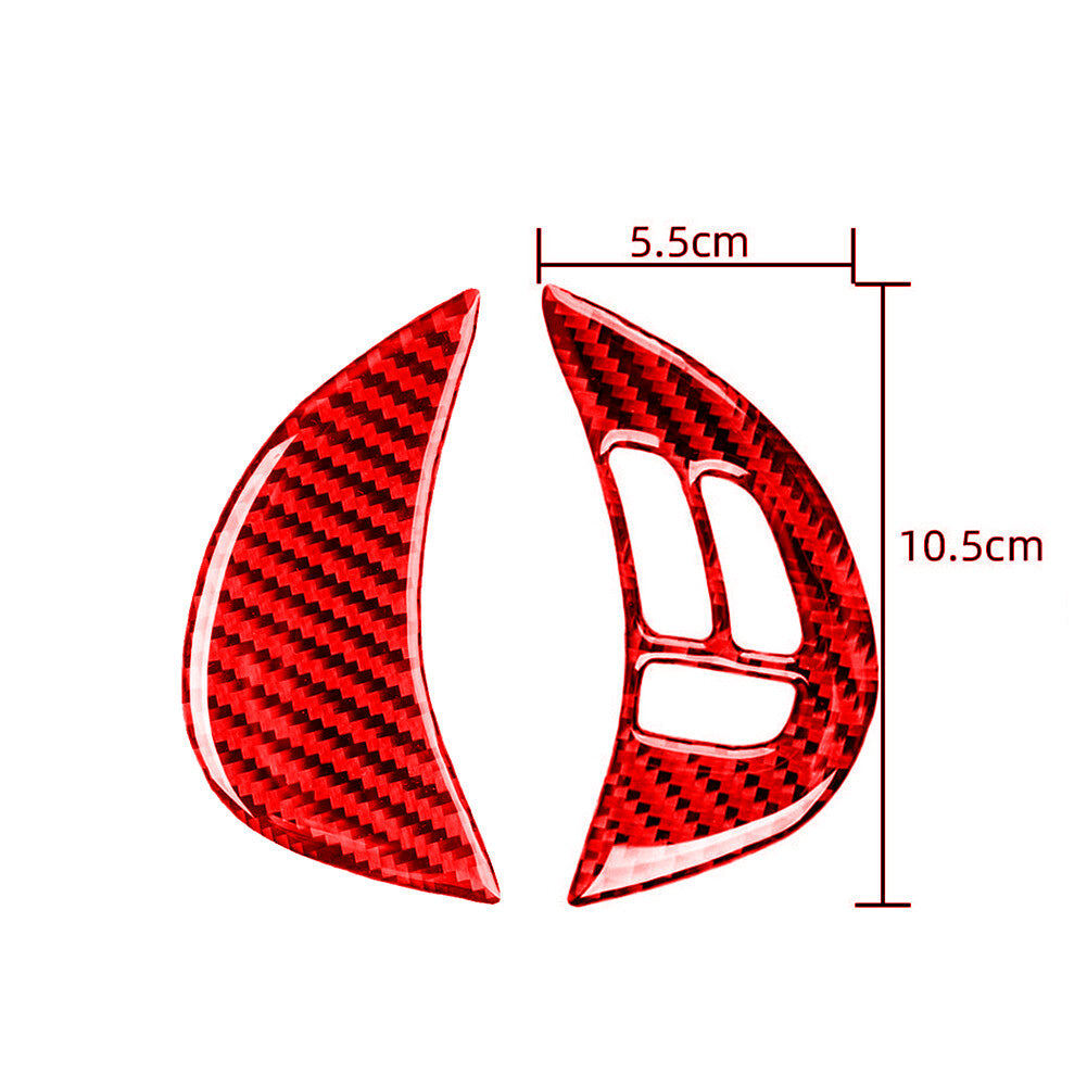 Red Carbon Fiber CD Control Panel Cover Trim For / 996 1998-2002 v