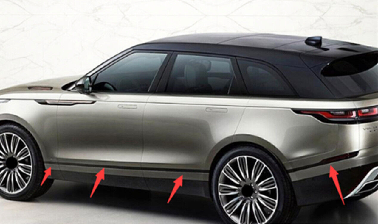 for Range Rover Velar 2018-24 ABS Black Side Door Body Guard Molding Cover Trim