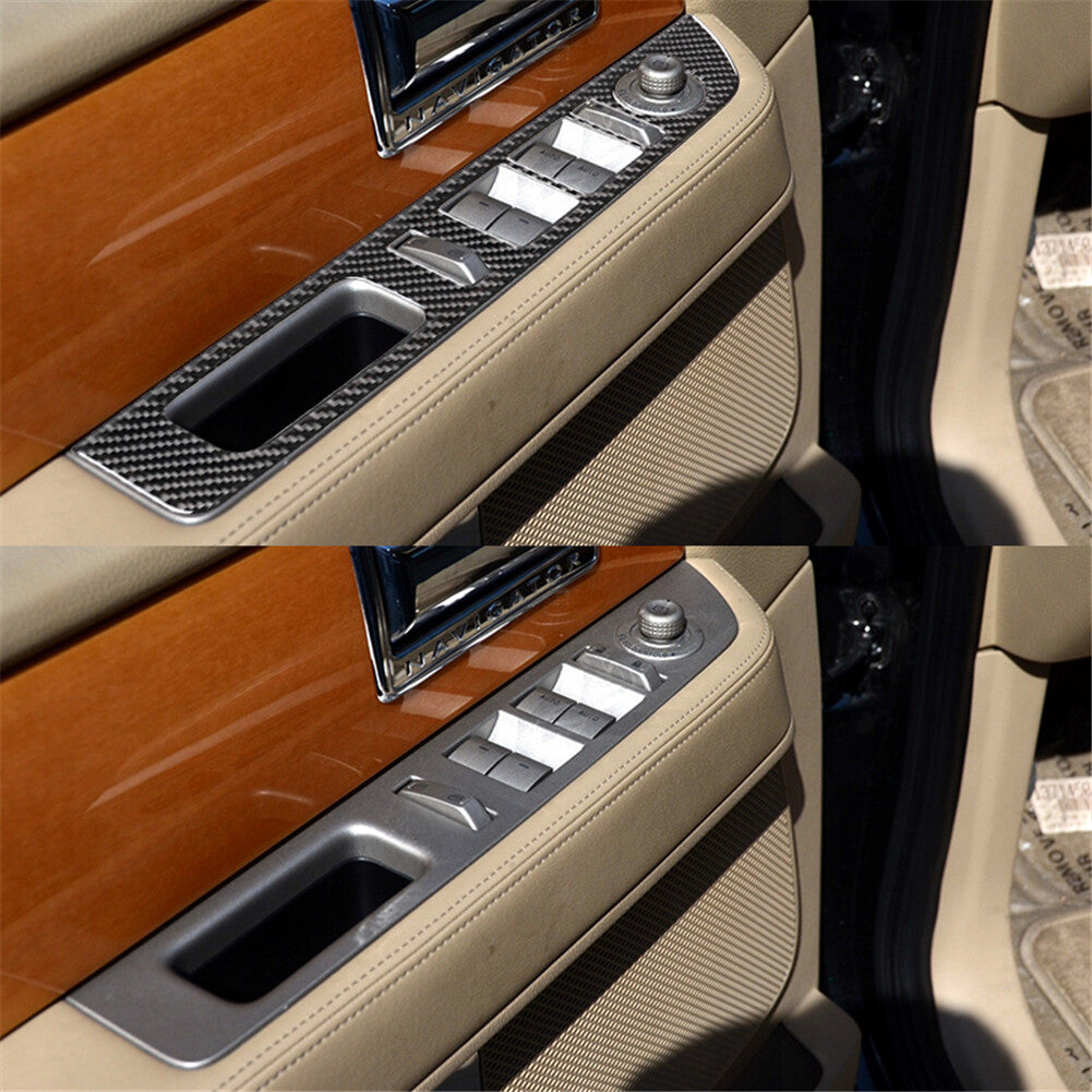 Carbon Fiber (4DR) Door Control Cover For Colorado 2004-2012/ for Canyon 2005-2012 v