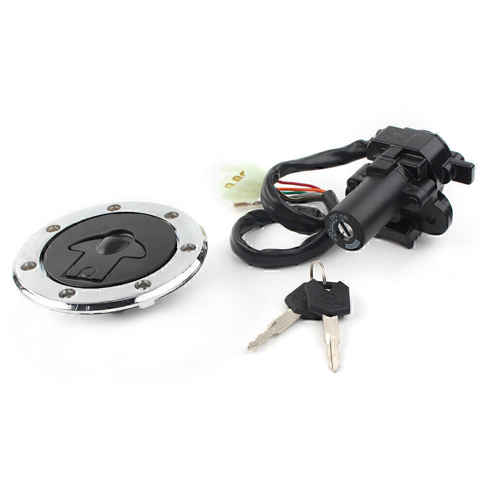 Ignition Switch Lock Fuel Gas Cap Key Set for Kawasaki ZX7R ZX9R ZXR750 ZX900 Q