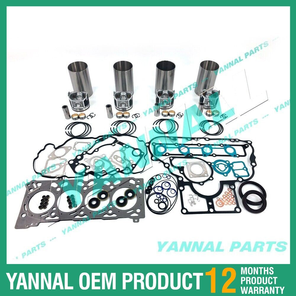 Repair kit for KUBOTA V2607 engine: pistol + pistol ring + CYLINDER cable + complete set.