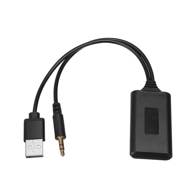 Car Wireless Bluetooth Receiver USB 3.5mm Aux Media Music Player Cable Adapter