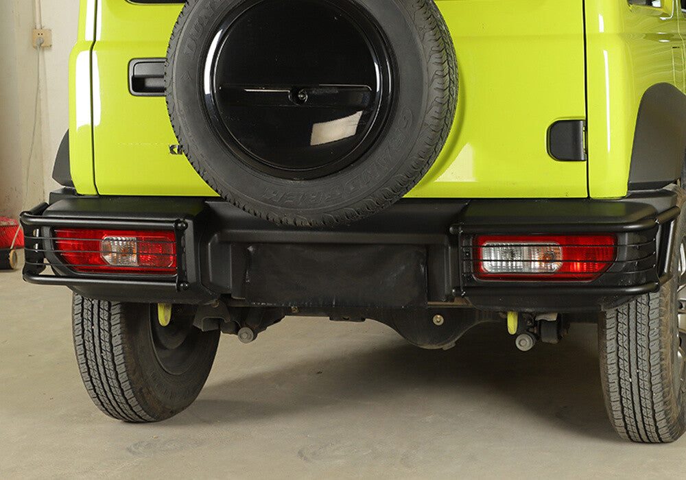 2¡ÁAlloy Black Rear Taillight Lamp Protector Guard Cover for Suzuki for Jimny 2019-23
