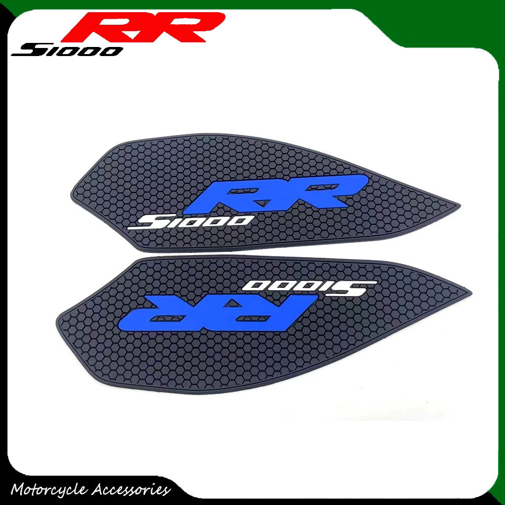 Fit For S1000RR Rubber Gas Tank Pad Traction Side Fuel Knee Grip Decal Protector
