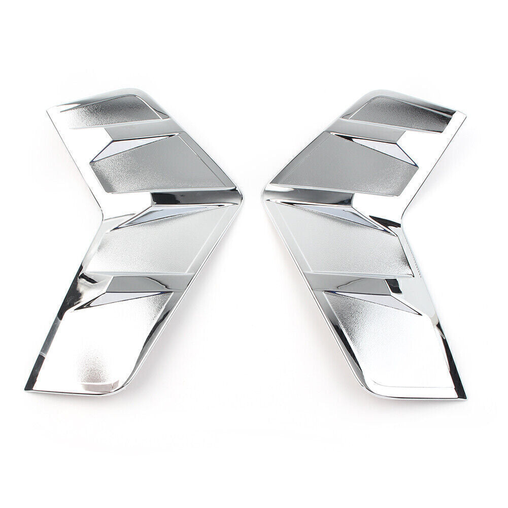 Front Fog Light Lamp Cover External Frame Trim Chrome Fit for Toyota RAV4 2019-2021