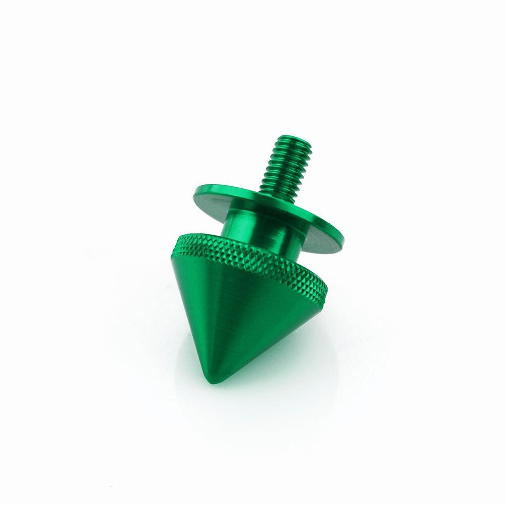 Green Front Bumper Hatch Lids Quick Release Fasteners Nuts 4Pcs Car Truck Spike