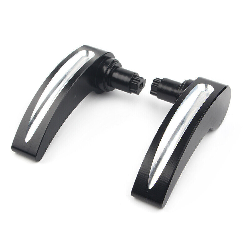 Aluminum Black Race Saddlebag Lid Lifter for Harley Touring Road King FLT 14-18 Q