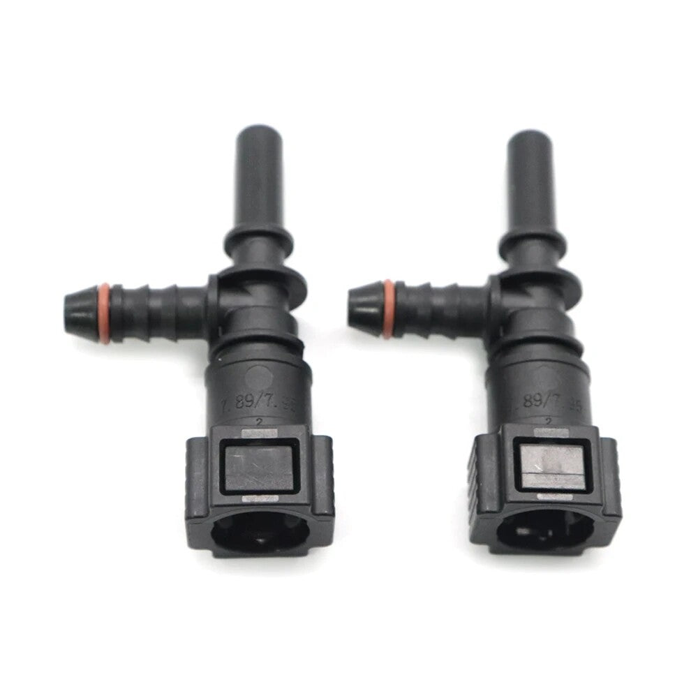 Car 2pcs 7.89mm ID6 8x6 Fuel Line Hose Pipe Quick Release Female Connector Q