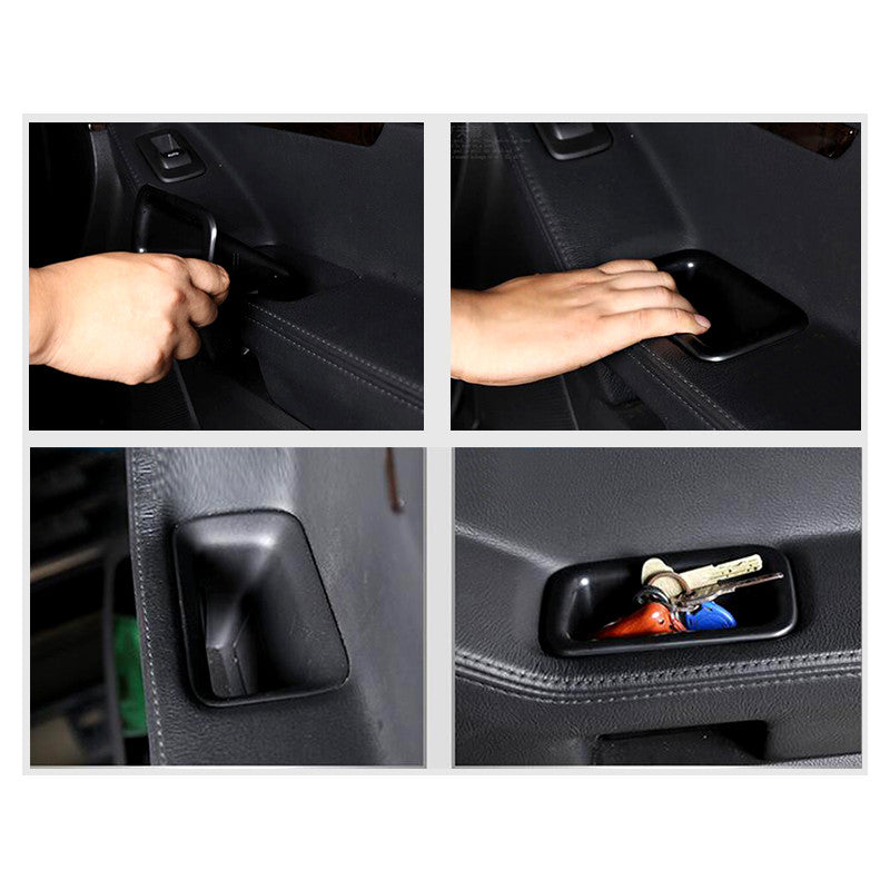 for Ford Explorer 2016-2019 Black Inner Door Armrest Storage Box Tray Trim 4X