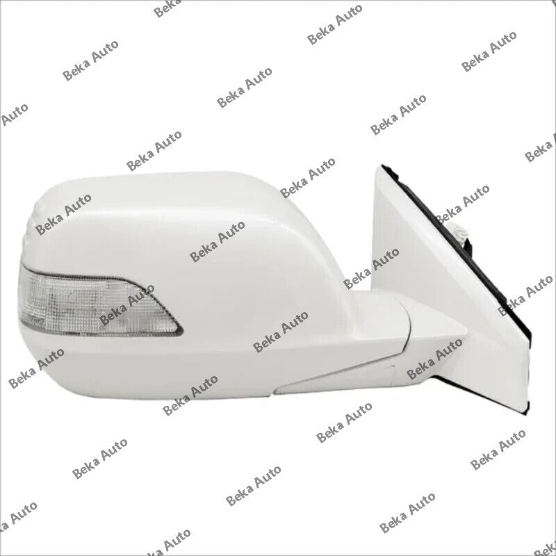 LHRH for Honda CRV 2007-2011, white door side mirrors with heated turn signals (9 inches)