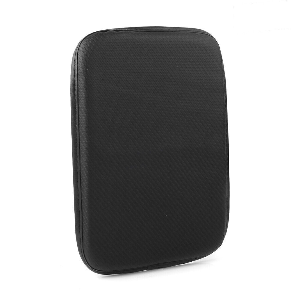 1x Carbon Fiber Car Center Console Armrest Cushion Mat Pad Cover Q