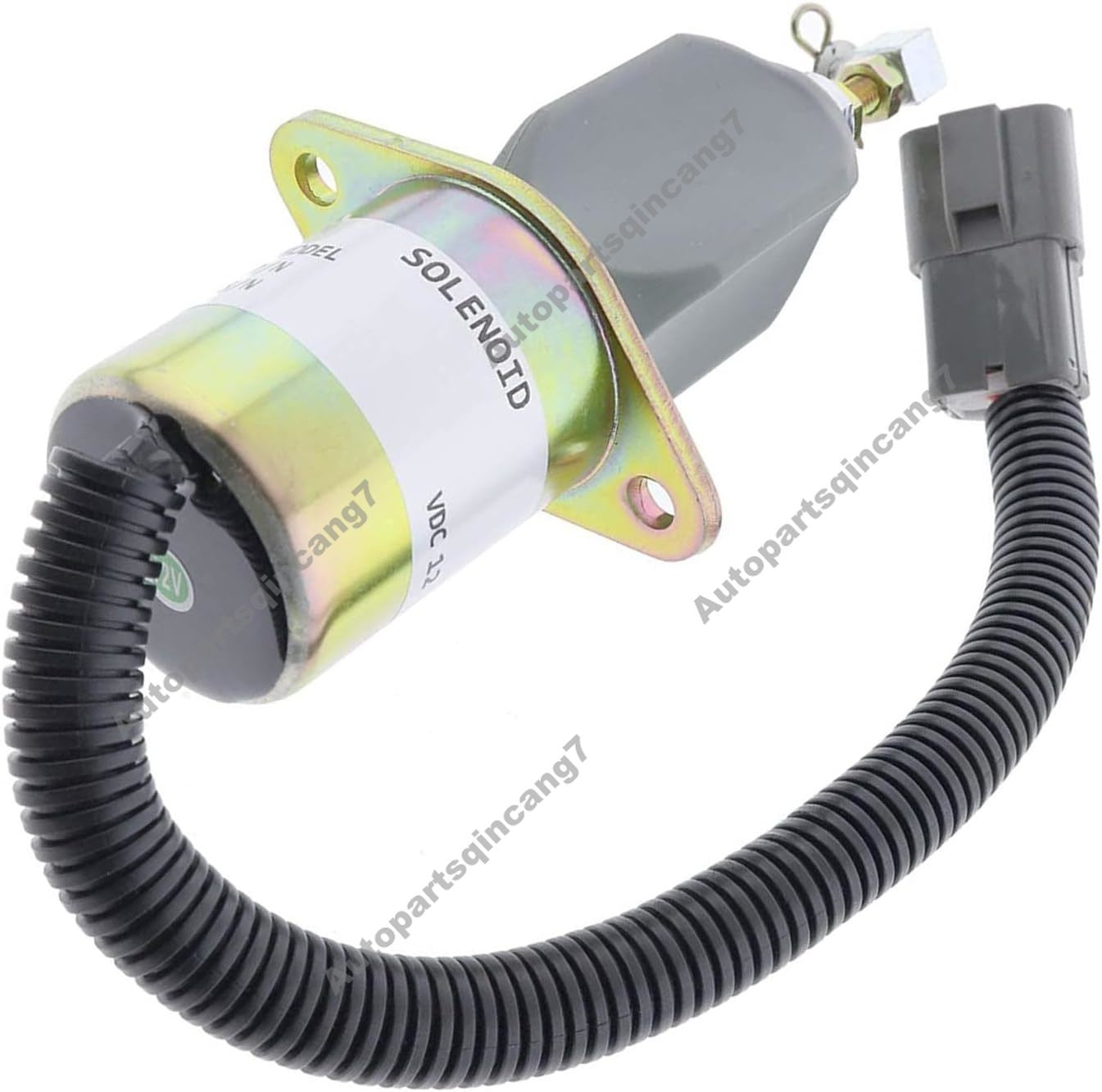 12V 3A Fuel Stop Oil Solenoid Valve 1751ES-12A3UC12BIS for Hyundai R60-5 R335-7