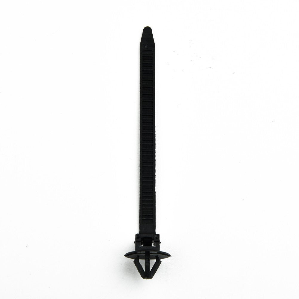 Black Car Cable Tie Fastener Clips Hose Clamp Lock Safety Zip Strap Organizers
