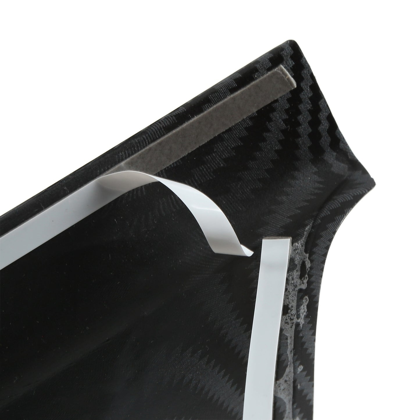 Car Auto Front Water Cup Holder Frame Trim Carbon Fiber Style ABS Cover For