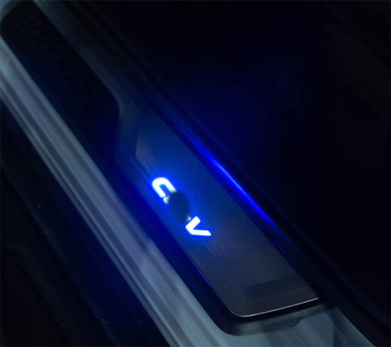 for Honda CR-V 2017-2022 Illuminated LED Door Sill Scuff Plate Guard Cover Trim