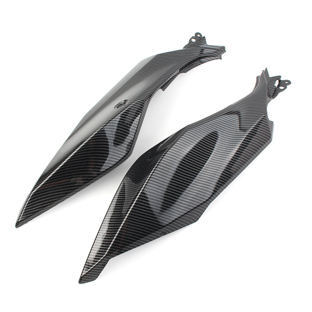 Rear for Seat Side Fairing Cowl Panel for Kawasaki 400 2018-2020 Carbon Fiber