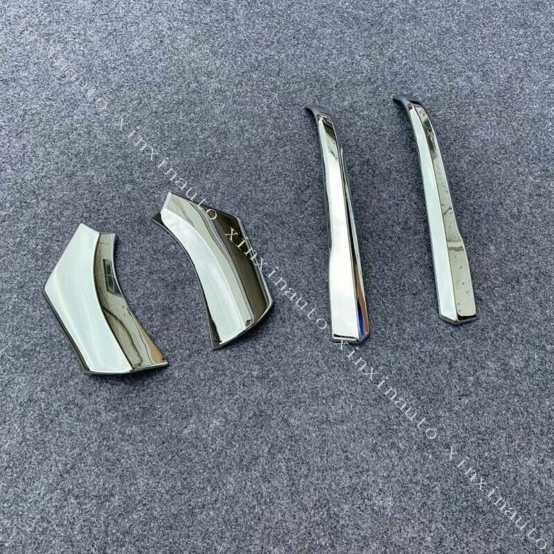 for Toyota RAV4 2019-2023 Chrome ABS Exterior Rear View Side Mirror Strips Trim