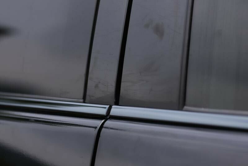 Black titanium Car Window Frame Sill Trim Cover for Toyota FJ Cruiser 2007-2020