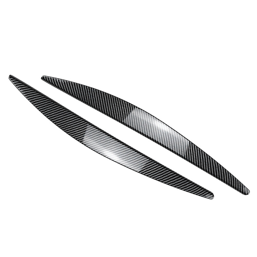 Headlight Lamp Eyelid Eyebrows Cover Trim Carbon for Skoda Octavia MK3 2015-2017
