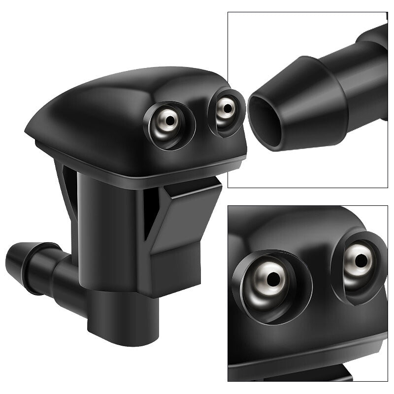 2X Adjustable Front Windshield Car Washer Nozzle Wiper Water Spray Jet Universal