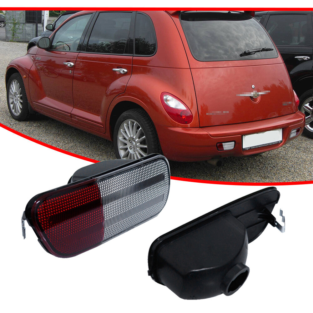 L+R Clear Lens Reear Backup/Reverse Light Housing for 06-10 for for CHRysler PT Cruiser- v