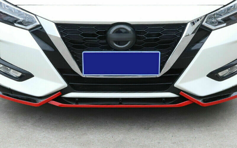 for Nissan Sentra 2016-2019 RedBlack Front Bumper Lip Spoiler Splitter Body Kit